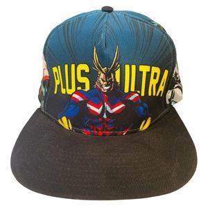 My Hero Academia Har Plus Ultra Snapback Cap Hat Clean Fresh